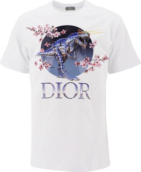 dior dinosaur tee|Dior polo shirts.